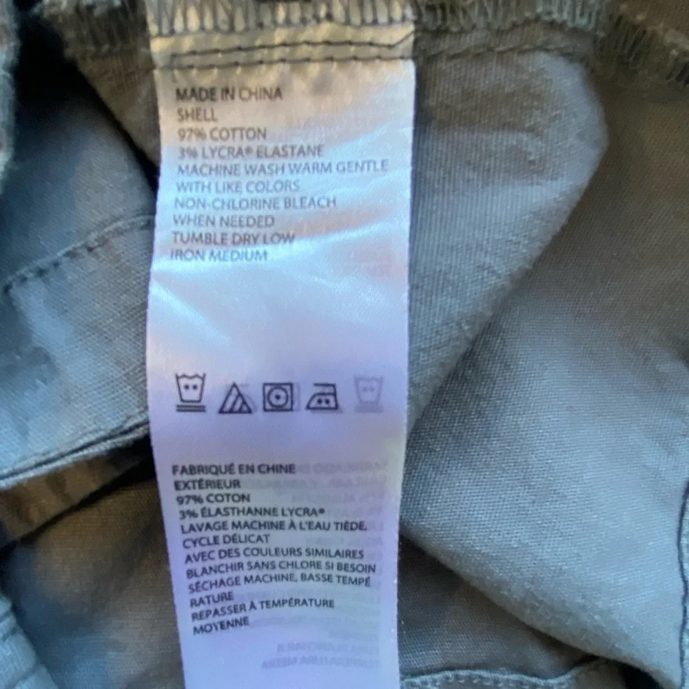Prana Mayve Jacket Canvas Utility Grey Size Large Outdoor